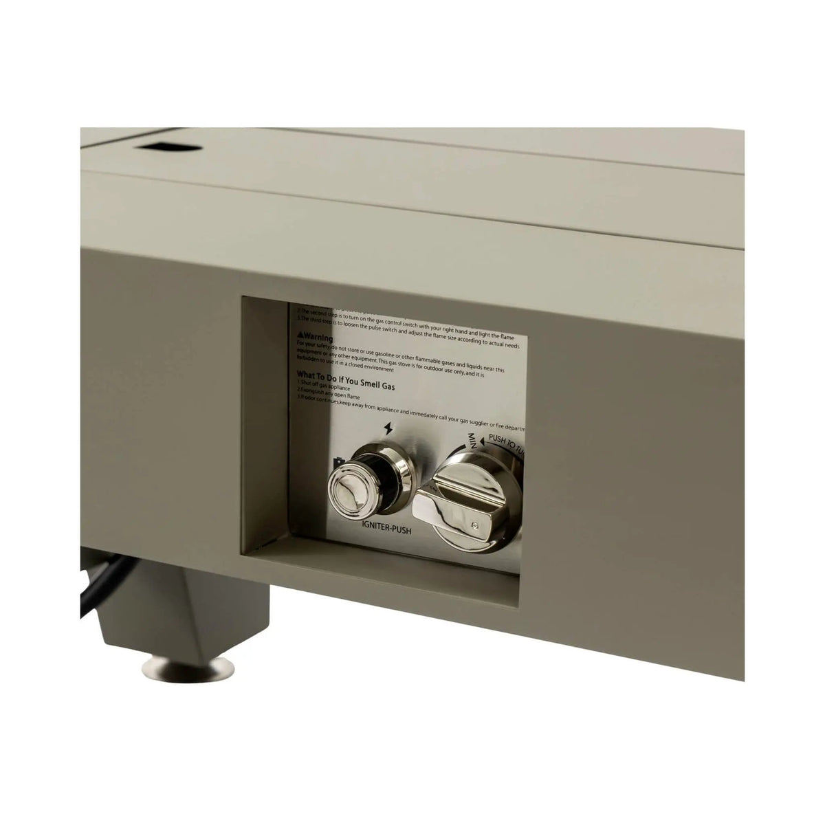 Propane Fire Pit Table | 42 Inch Iron | 50K BTU Output | Glass Stones Included
