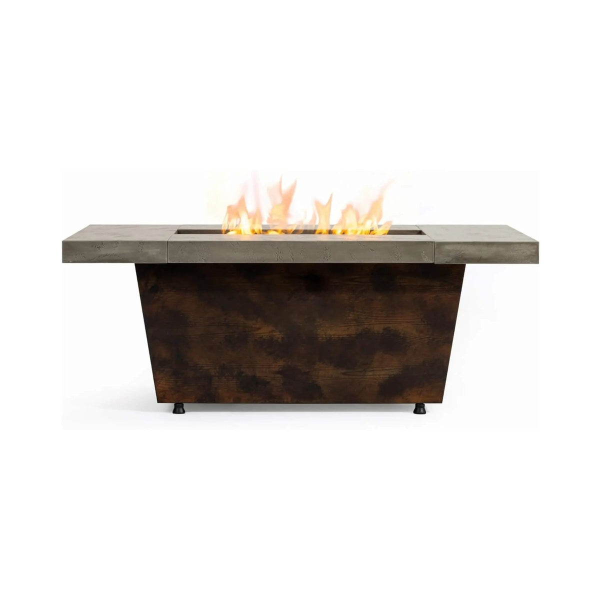 42-Inch Luxury Propane Gas Fire Pit Table With Fireglass | 42 Inch | Steel | Home