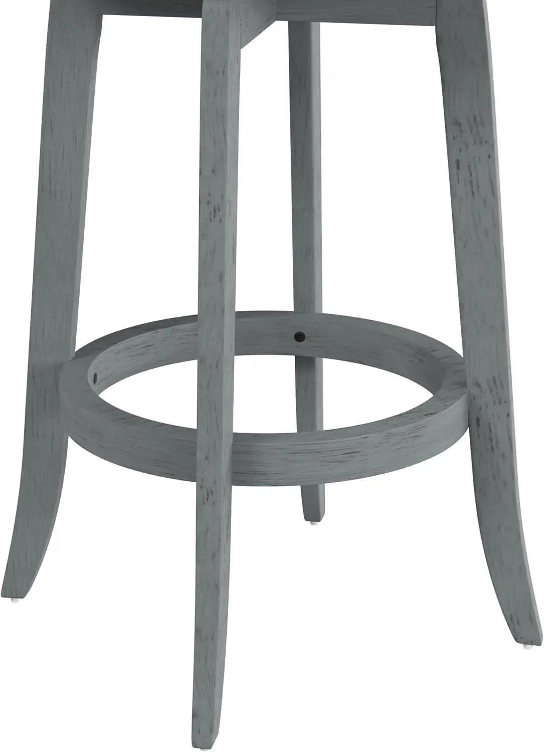Bar Height Swivel Stool 30 Inch Blue Wire Brush Finish from PriceLows™