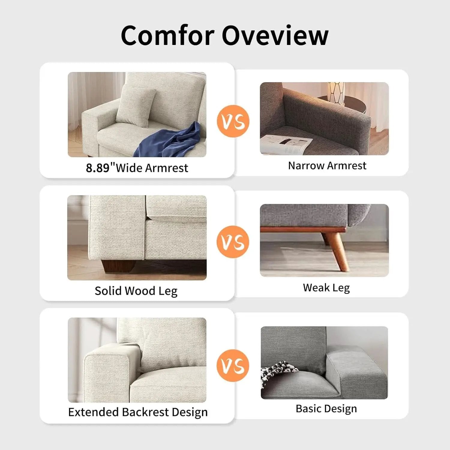 Modern Beige Recliner Sofa For Living Room Furniture from PriceLows™