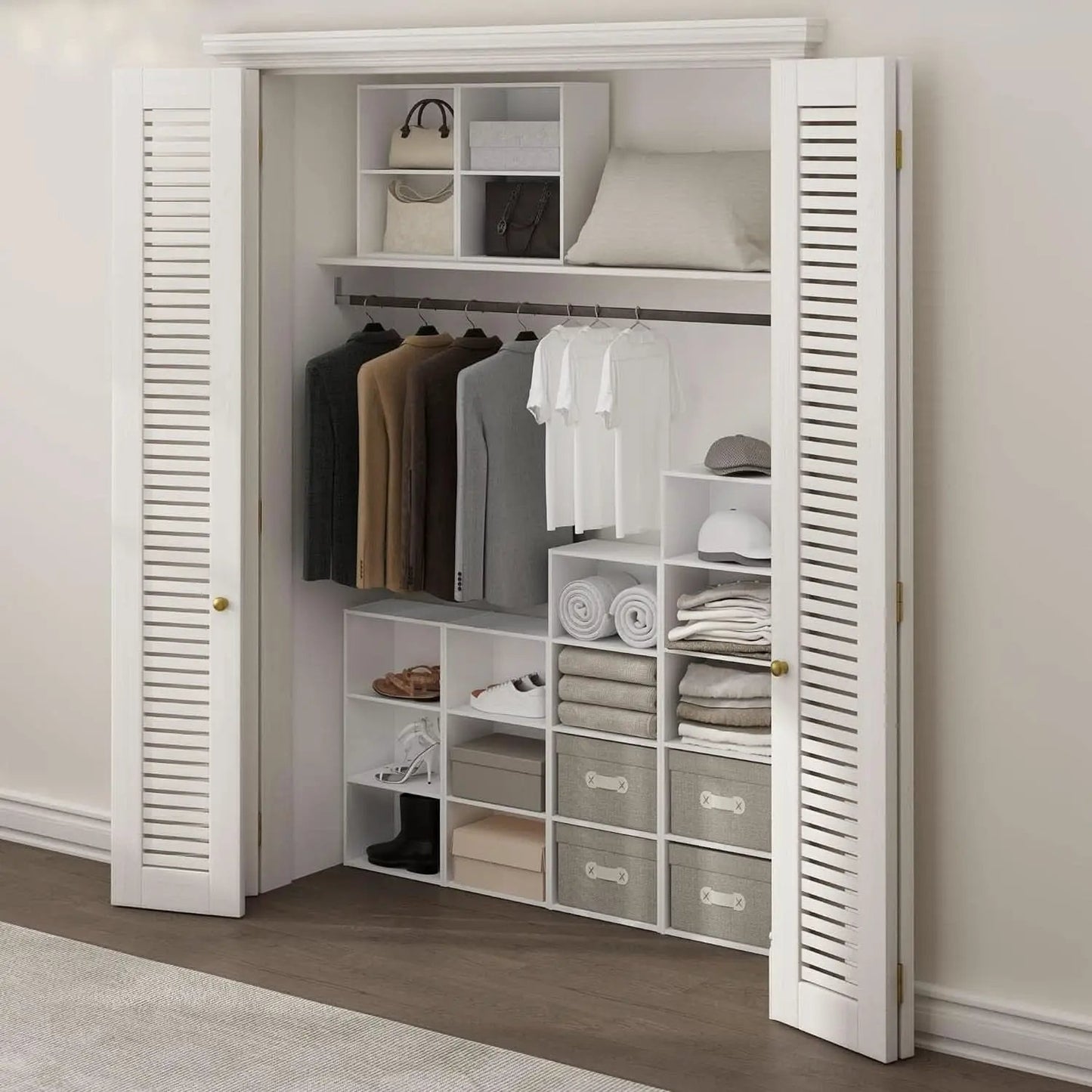 Luder Three Tier Open Shelf Bookcase Bright White Finish from PriceLows™