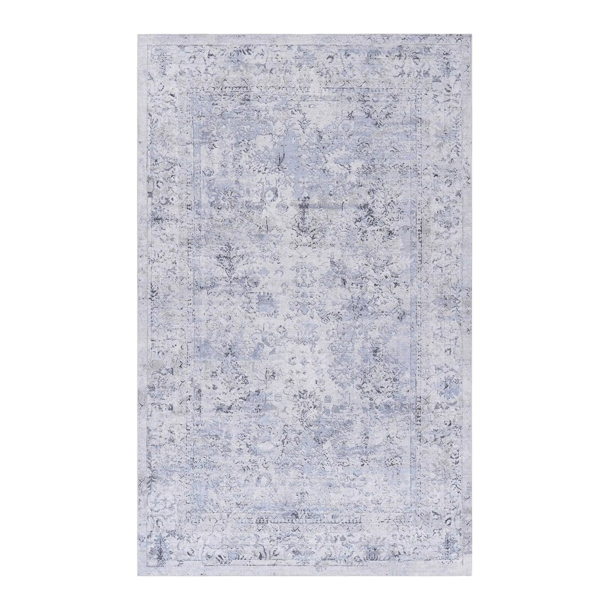 Maval Washable Area Rug | 60 x 36 Inch | Machine Washable | Kid And Pet Friendly