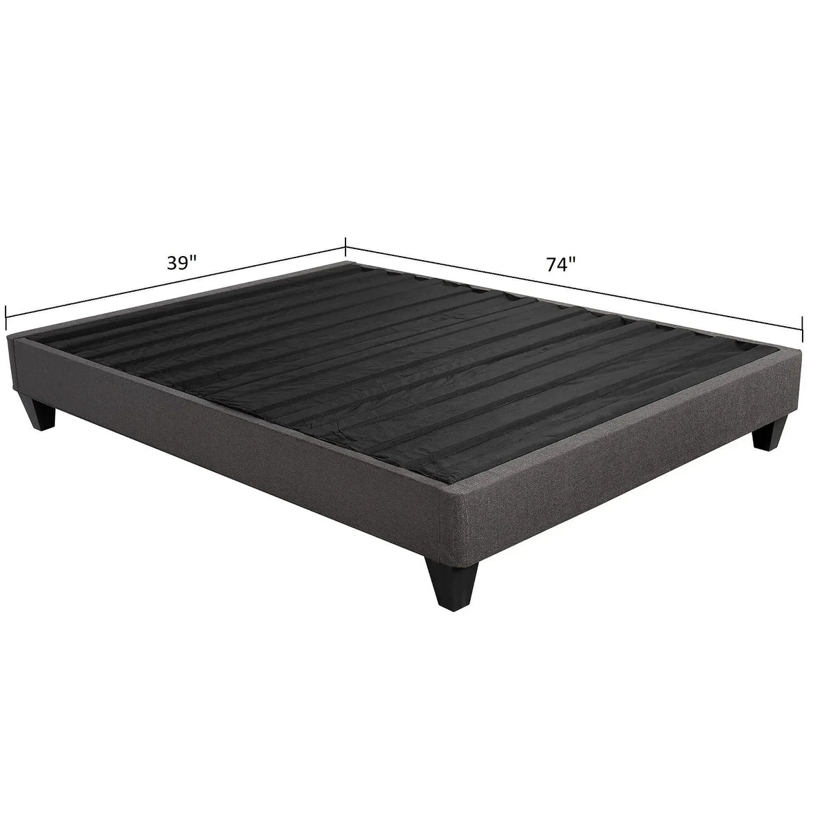Platform Bed Base | 14 Inch Upholstered | Mattress Foundation