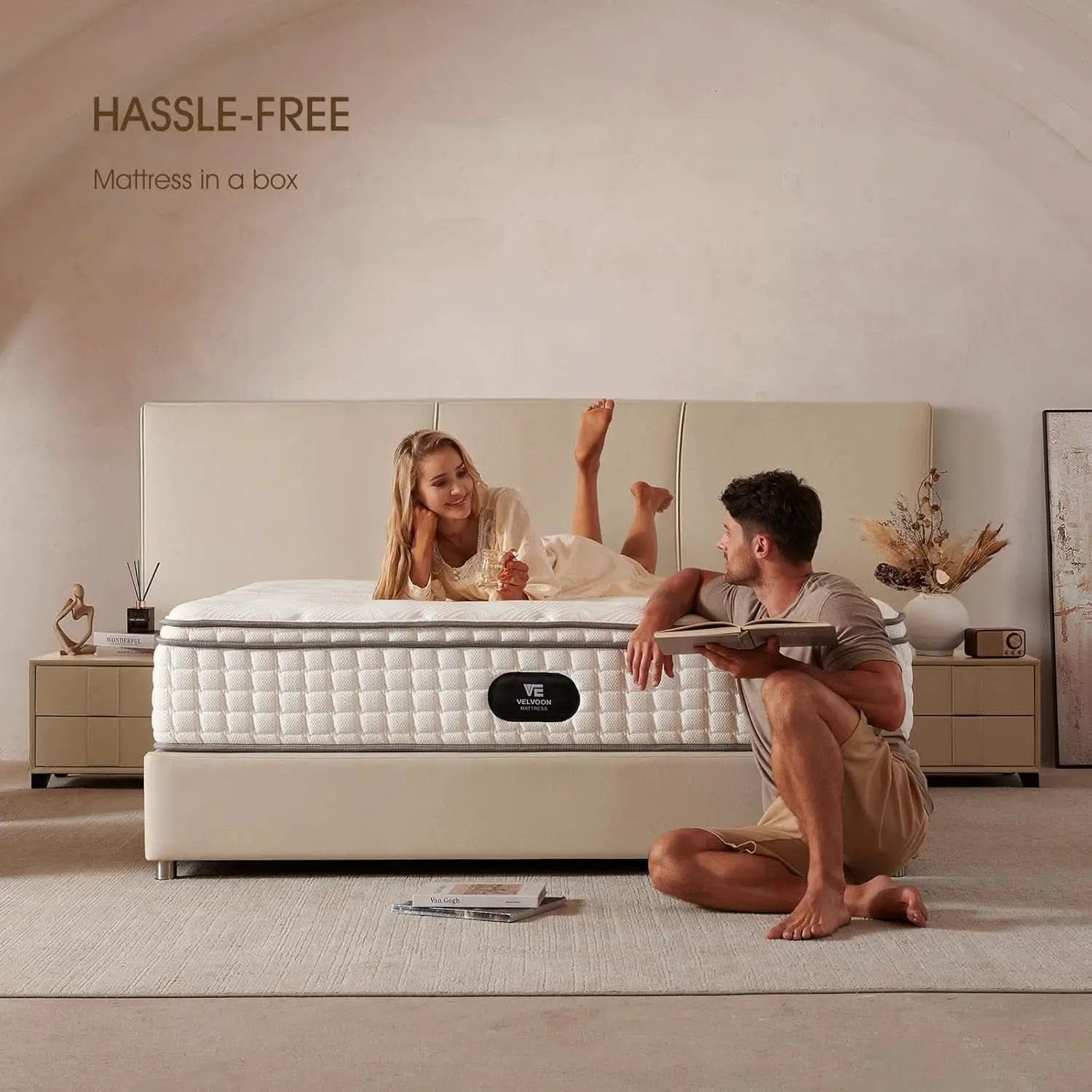 Queen TwelveInch Cooling Gel Memory Foam Pressure Relief Mattress from PriceLows™