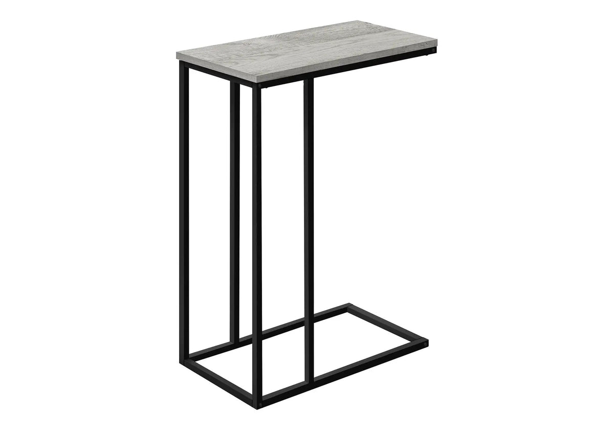 C-Shaped End Table | Space-Saving Design | Sleek Surface | Contemporary Style