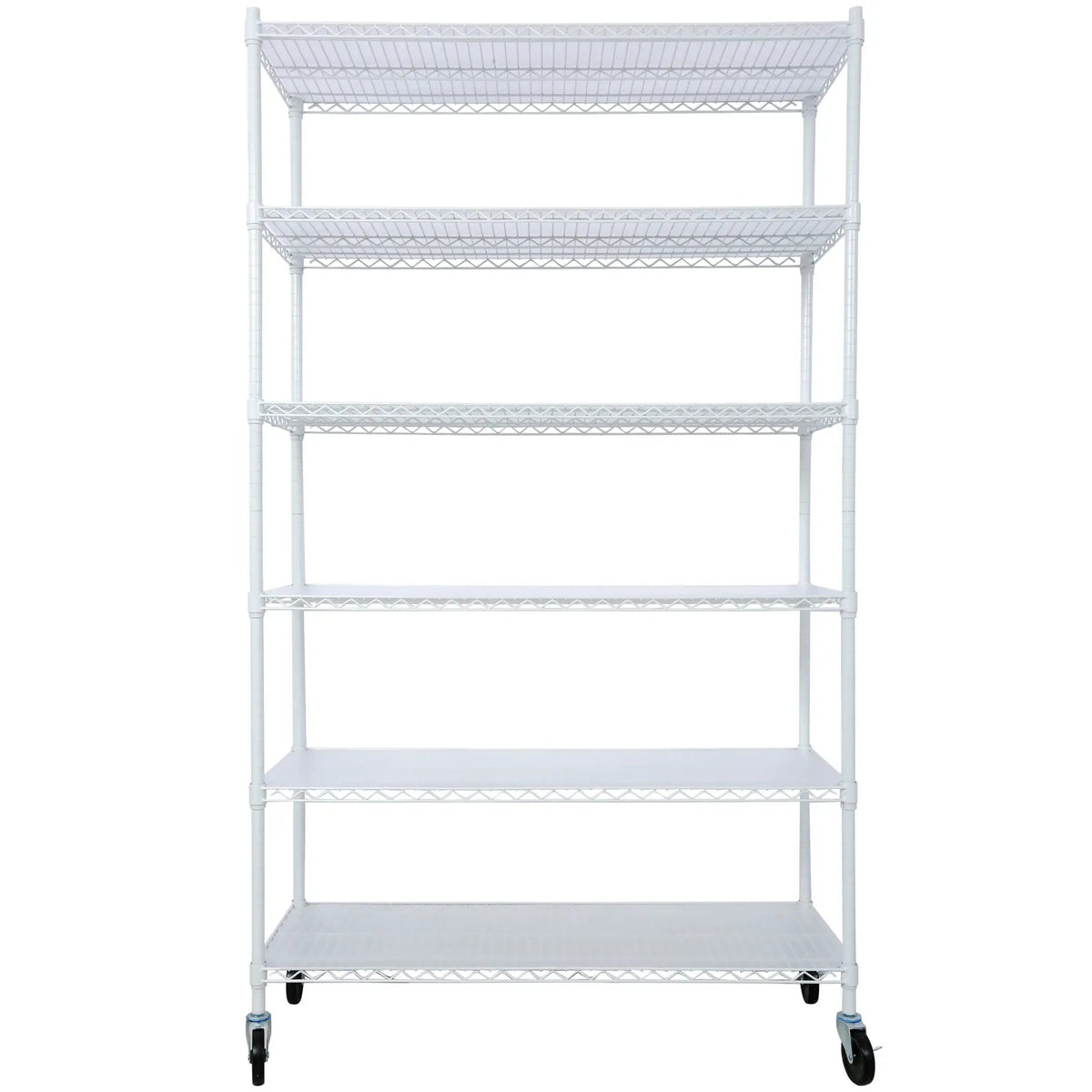 6 Tier Wire Shelving Unit | 6000 Lb Capacity | NSF Metal Rack | Adjustable Shelves
