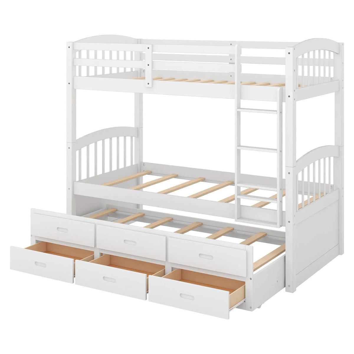 Bunk Bed | Pull Out Trundle | Storage Drawers | Twin Size