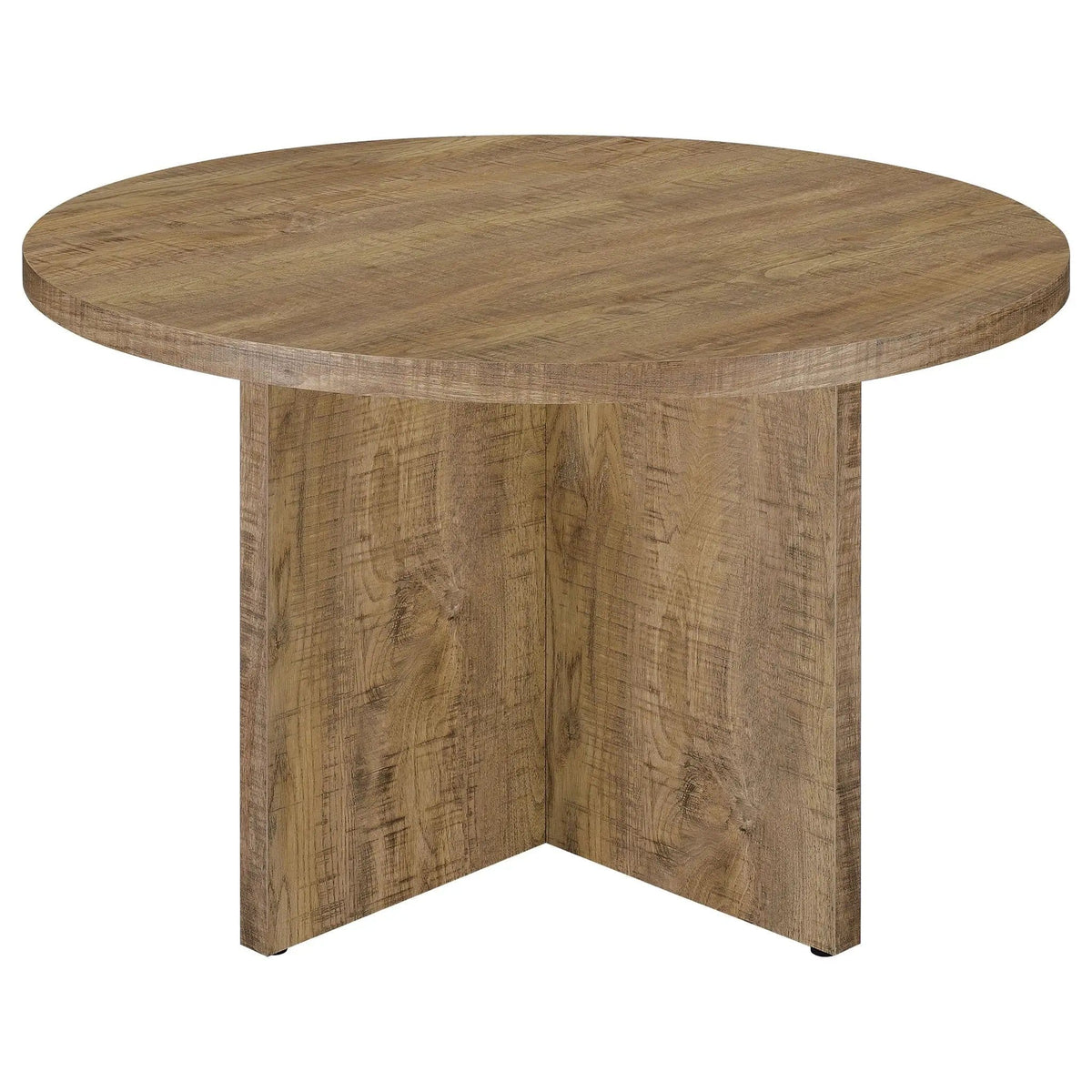 Jamestown Round 47-inch Composite Wood Dining Table Mango | 47.25 x 47.25 x 30 in | Wood | Dining Room