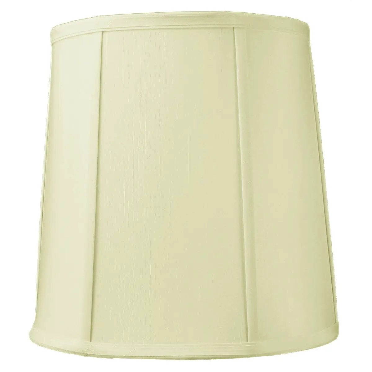 Drum Lamp Shade | Shantung Fabric | 12 Inch Height | Egg Shell