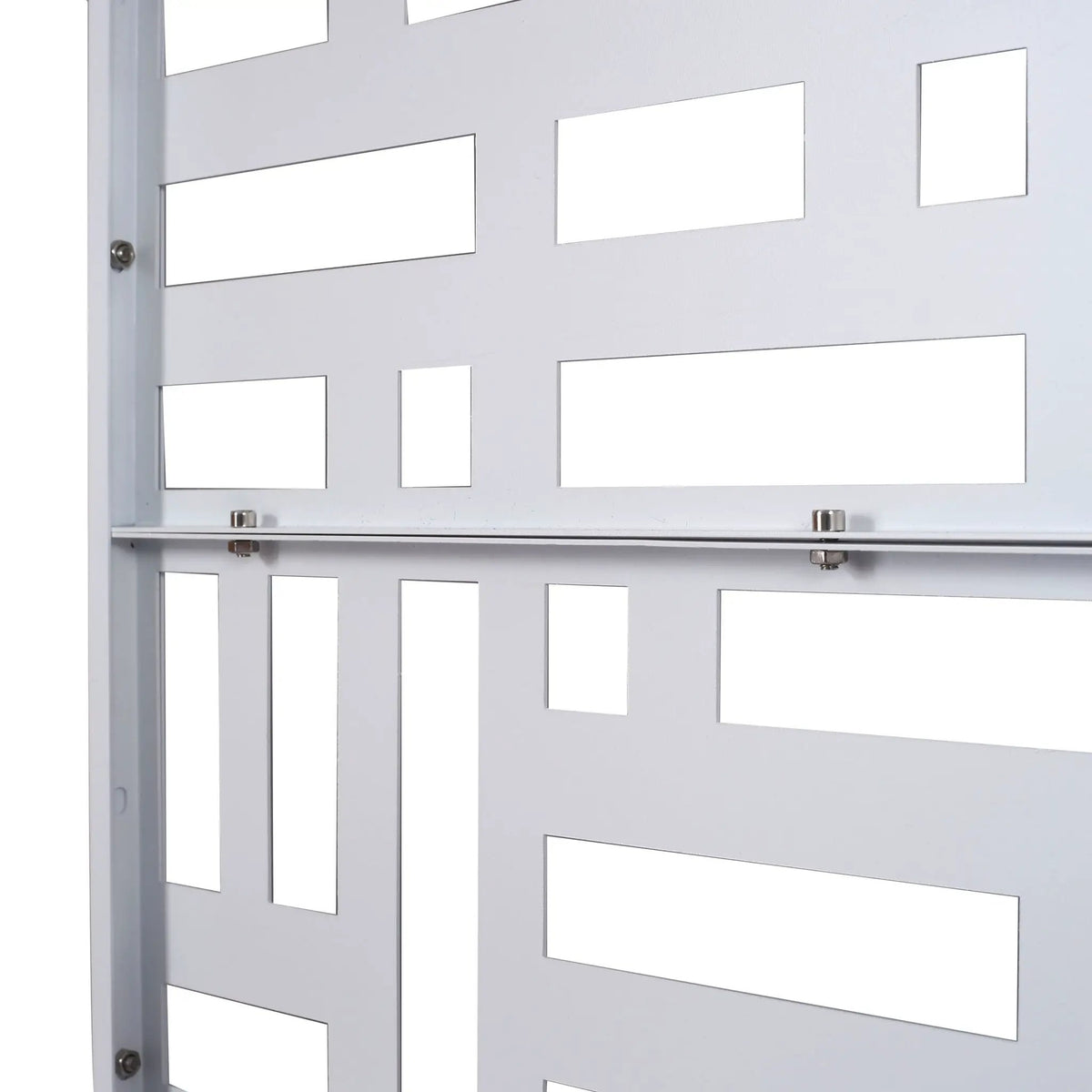 Metal Privacy Screen | Freestanding Frame | Rust Resistant | Indoor Use