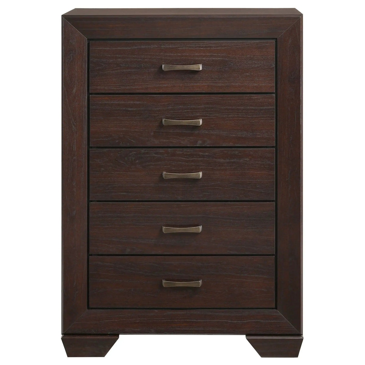 Kauffman 5-drawer Bedroom Chest Dark Cocoa | 33 x 16.5 x 50.5 in | 5-Drawer | Bedroom