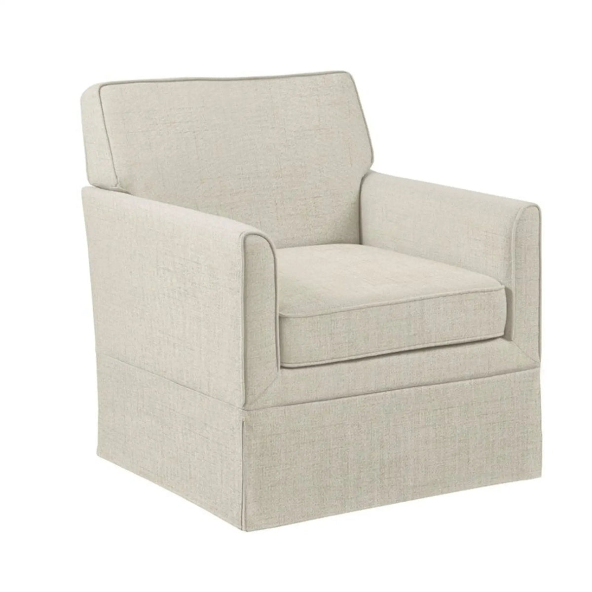 Timeless Accent Armchair | Classic Track Arm Silhouette | Skirted Base | Slipcover Design