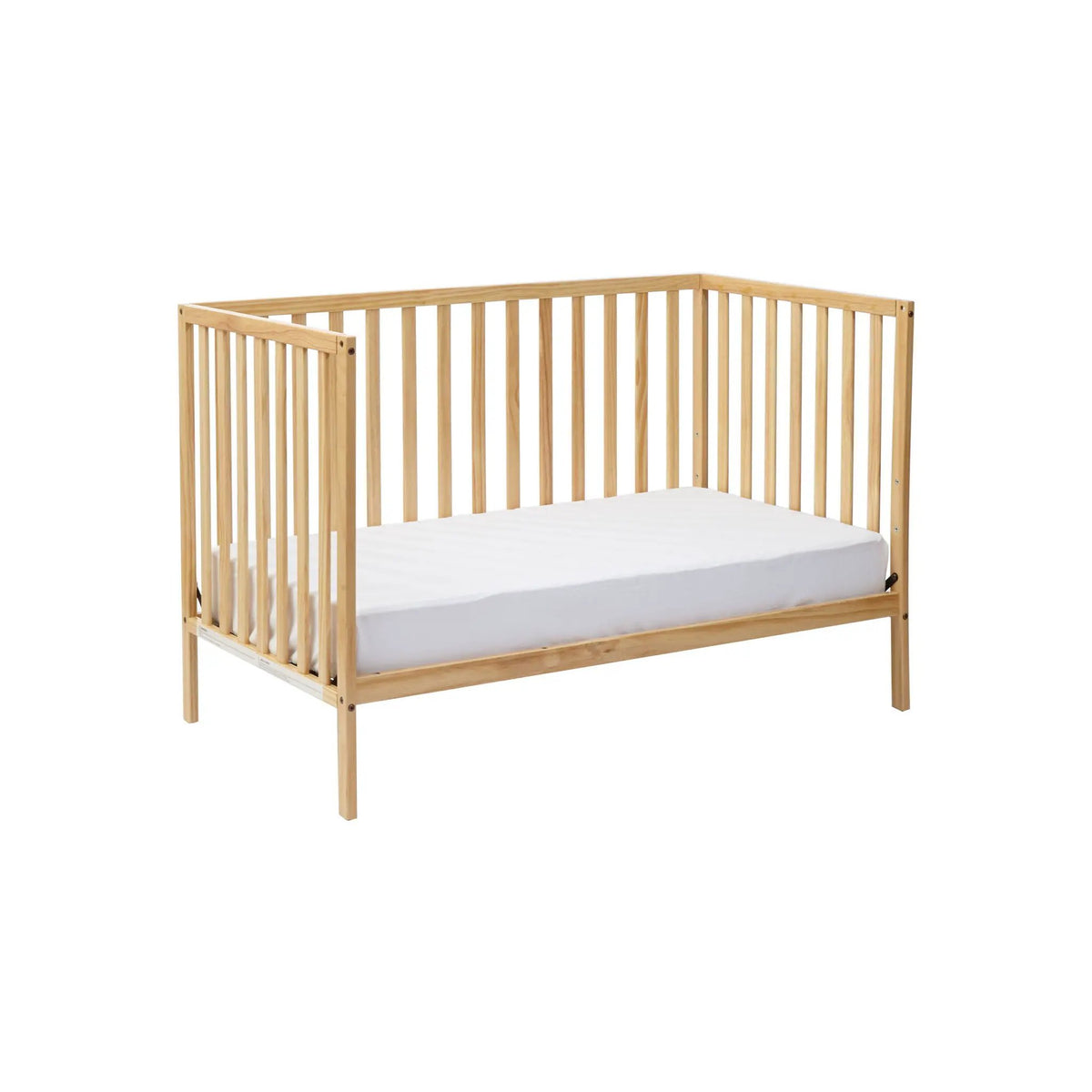 Palmer 3-In-1 Island Crib | Convertible To Toddler Bed And Daybed | Solid Wood Construction | Soft Color