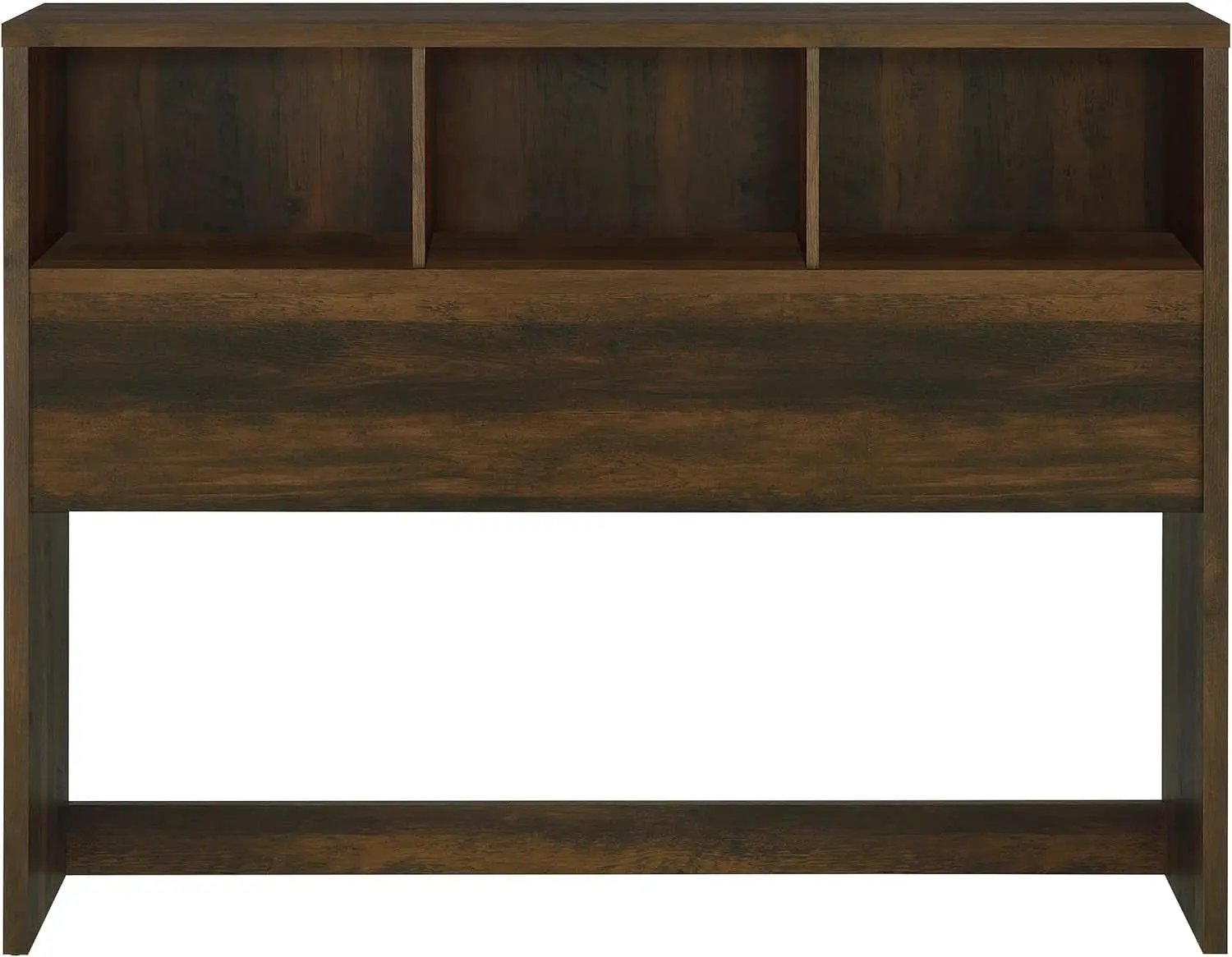 Queen Bookcase Headboard with Dark Pine Finish from PriceLows™