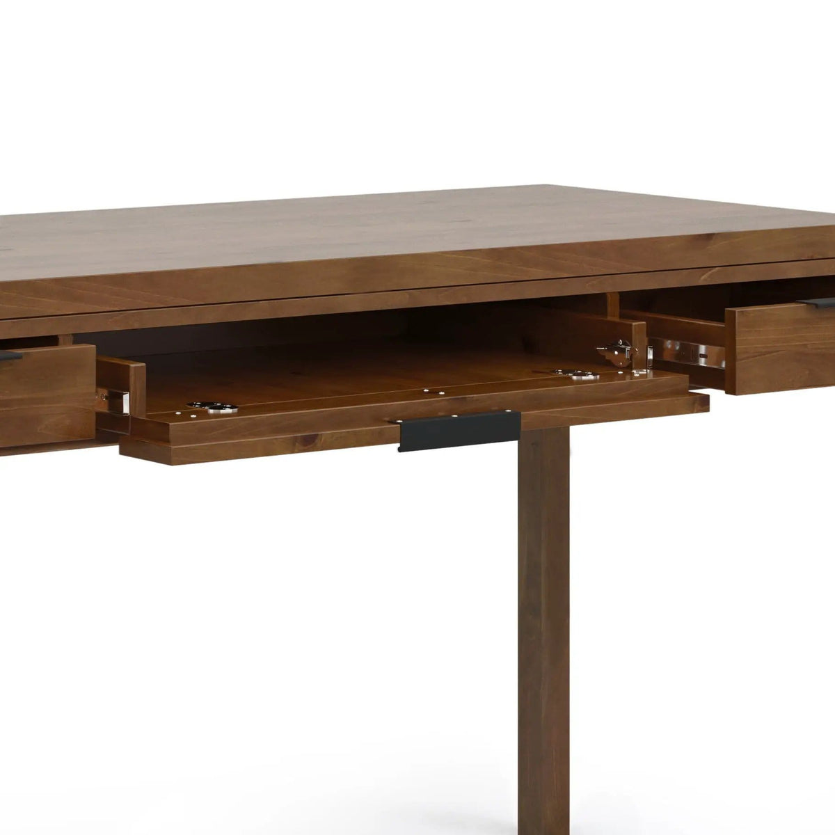 Hollander Handcrafted Desk | 4 Pieces | Solid Wood | Home Office