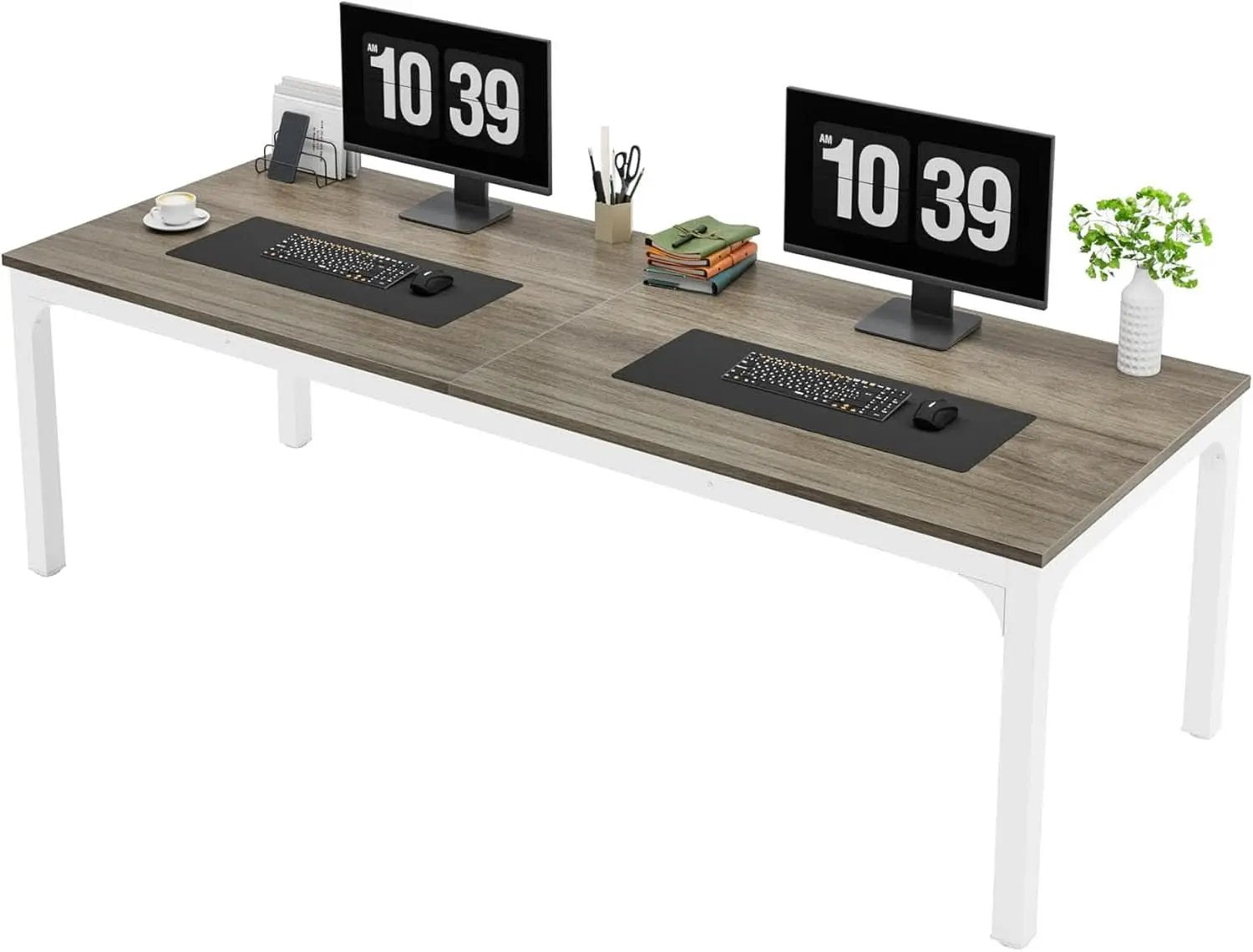 78.7 Inch Extra Long Computer Desk For Two People Office from PriceLows™