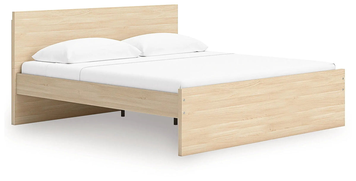 Onita Panel Platform Bed | Minimal Design | Ultra-Clean Lines | Easy-Elegant Solid Finish