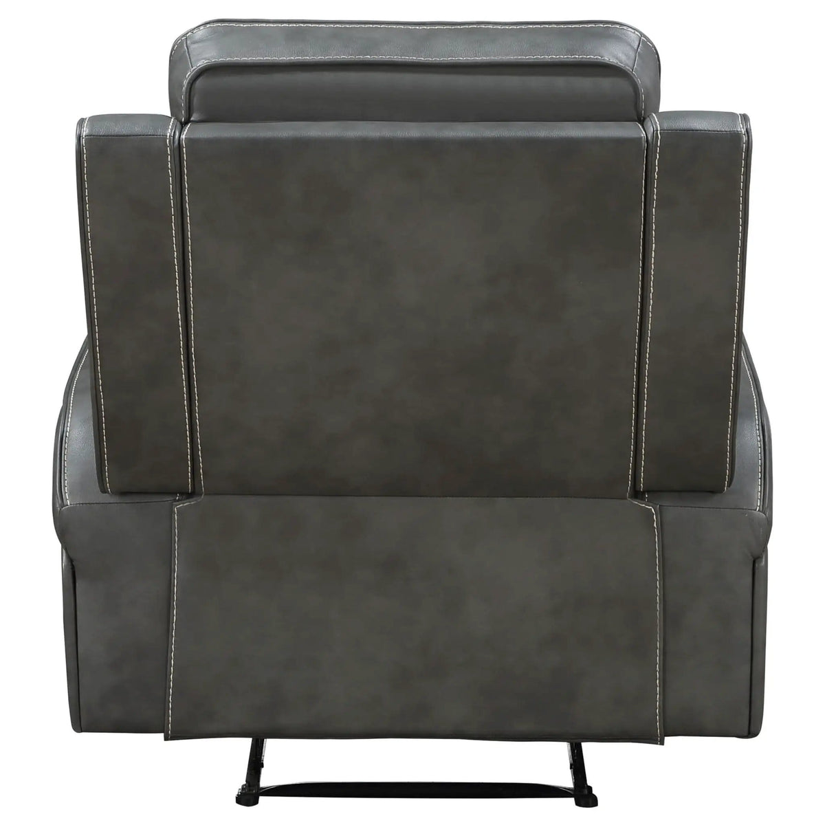 Raelynn Upholstered Track Arm Recliner Reclining Chair | 35.75 x 40.5 x 41.25 in | Living Room Furniture | Grey