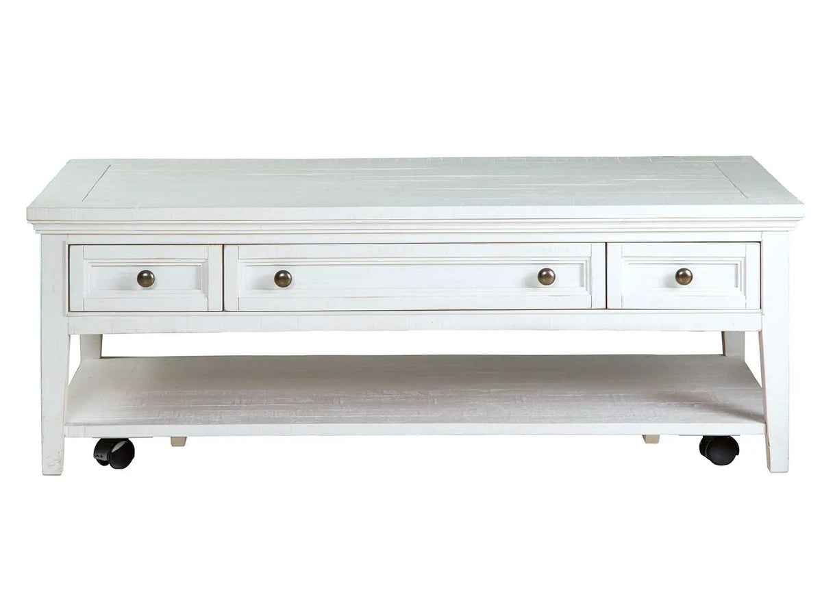 Heron Cove Rectangular Table | 3 Pieces | Living Room Furniture | Living Room