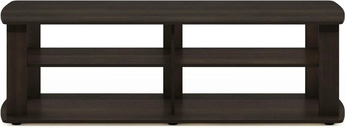 43.3 Inch Wide Dark Brown Entertainment Center TV Stand from PriceLows™