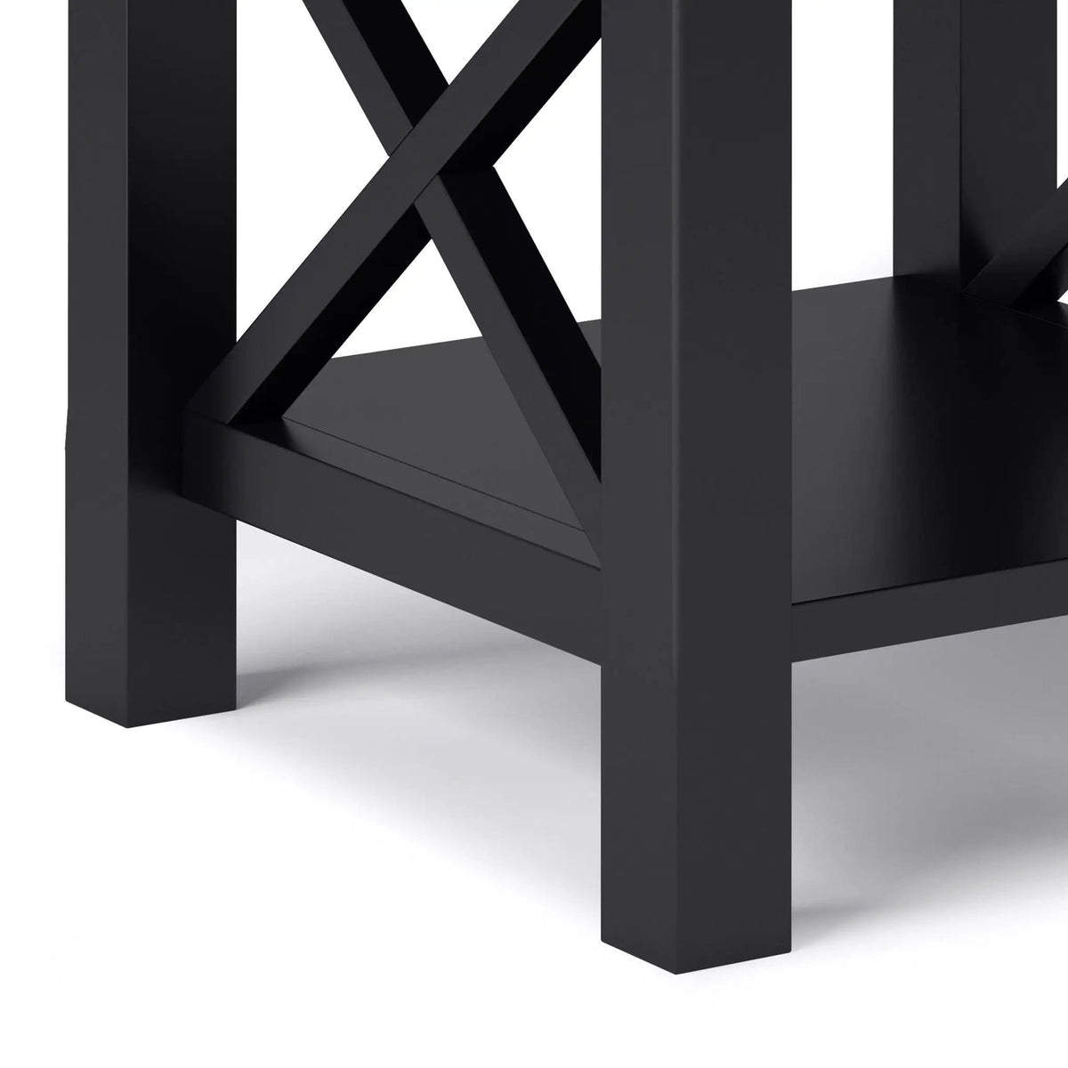 Kitchener Handcrafted Table | 6 Pieces | Solid Wood & Metal | Living Room