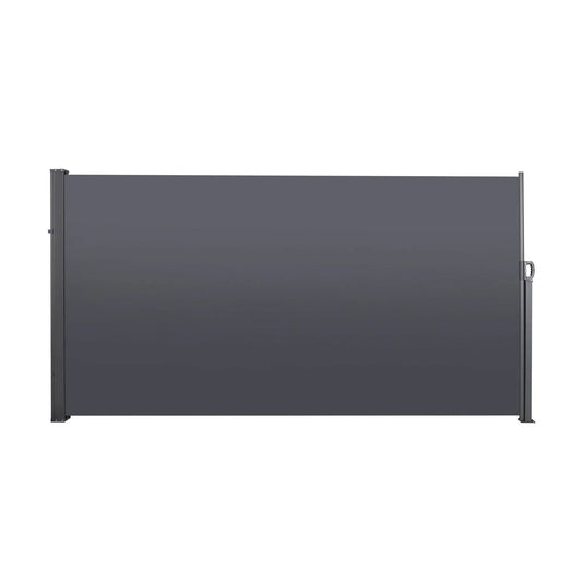 Retractable Side Screen Awning | UV Resistant | Waterproof | 118 Inch Gray