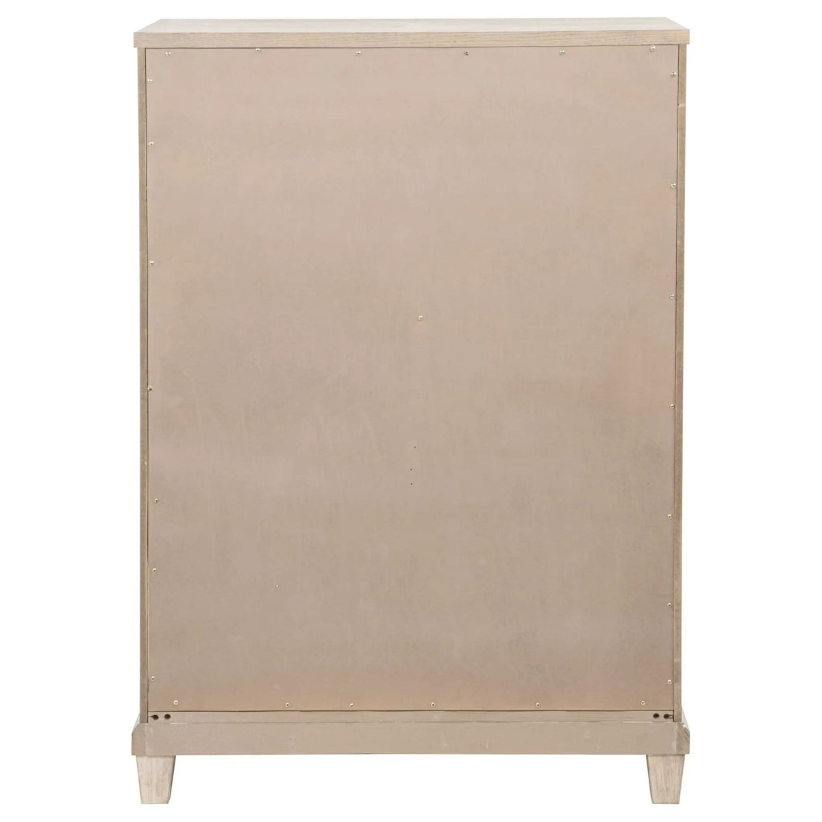 Pembroke 5-drawer Chest of Drawers Washed | 36.5 x 18.25 x 52 in | Wood | Oak