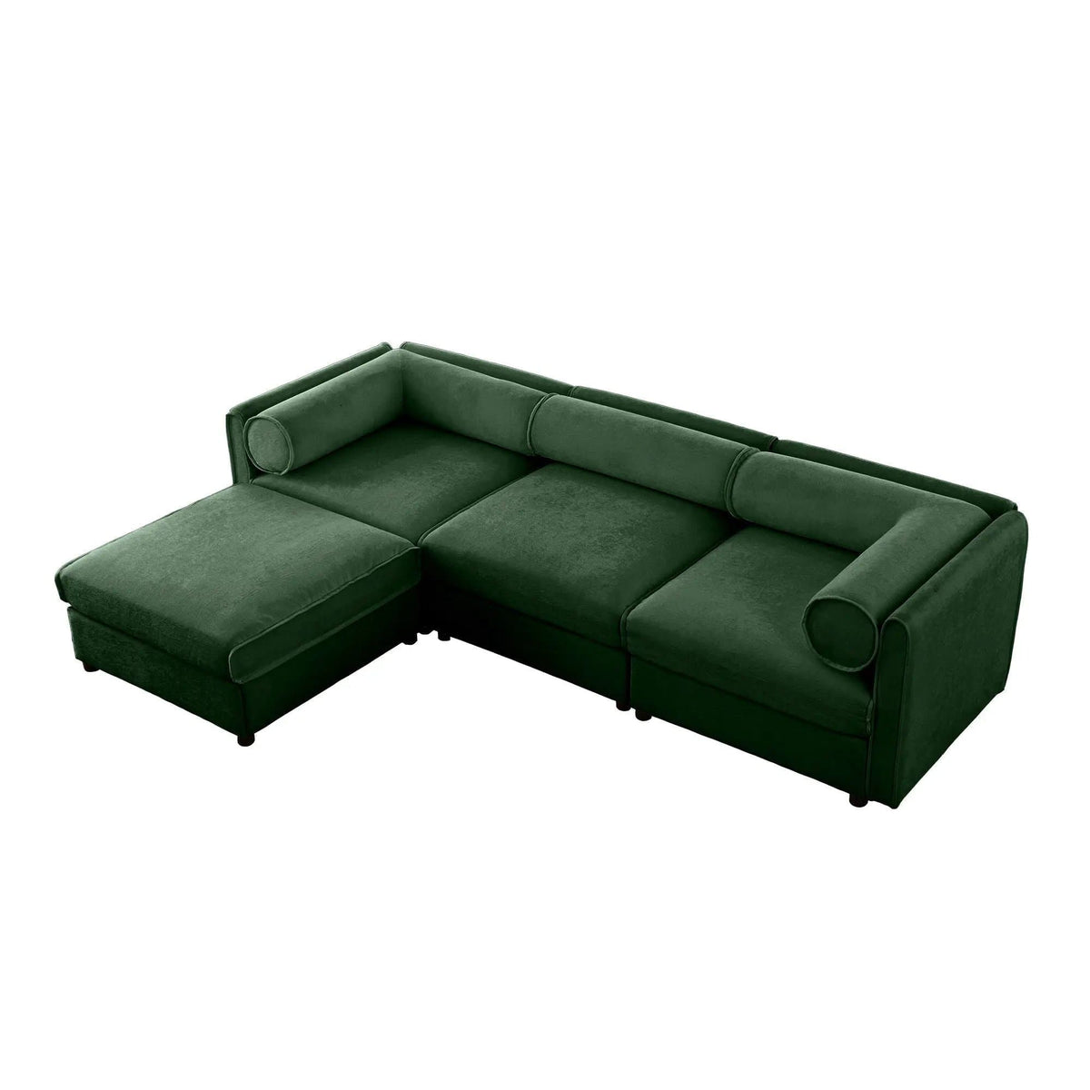 Contemporary Elegant Sofa With Storage And Ottoman 2 Piece Living Room Set | 2 Piece Living Room Set | Living Room Furniture | Living Room