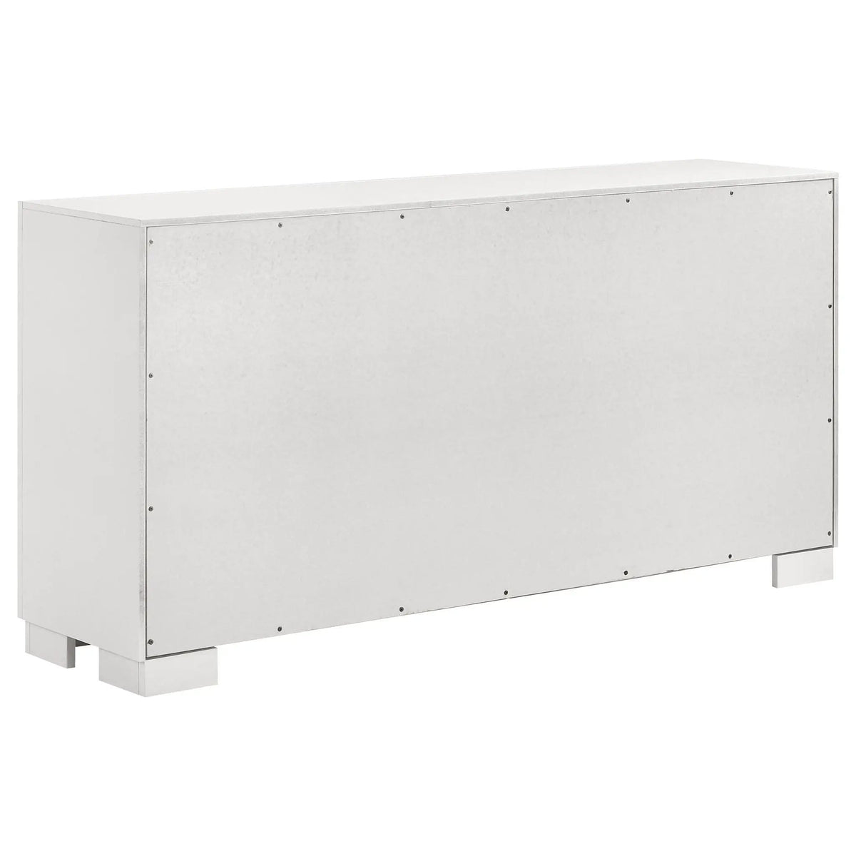 Jessica 6-drawer Dresser Snow | 64 x 16.25 x 32.5 in | Wood | White