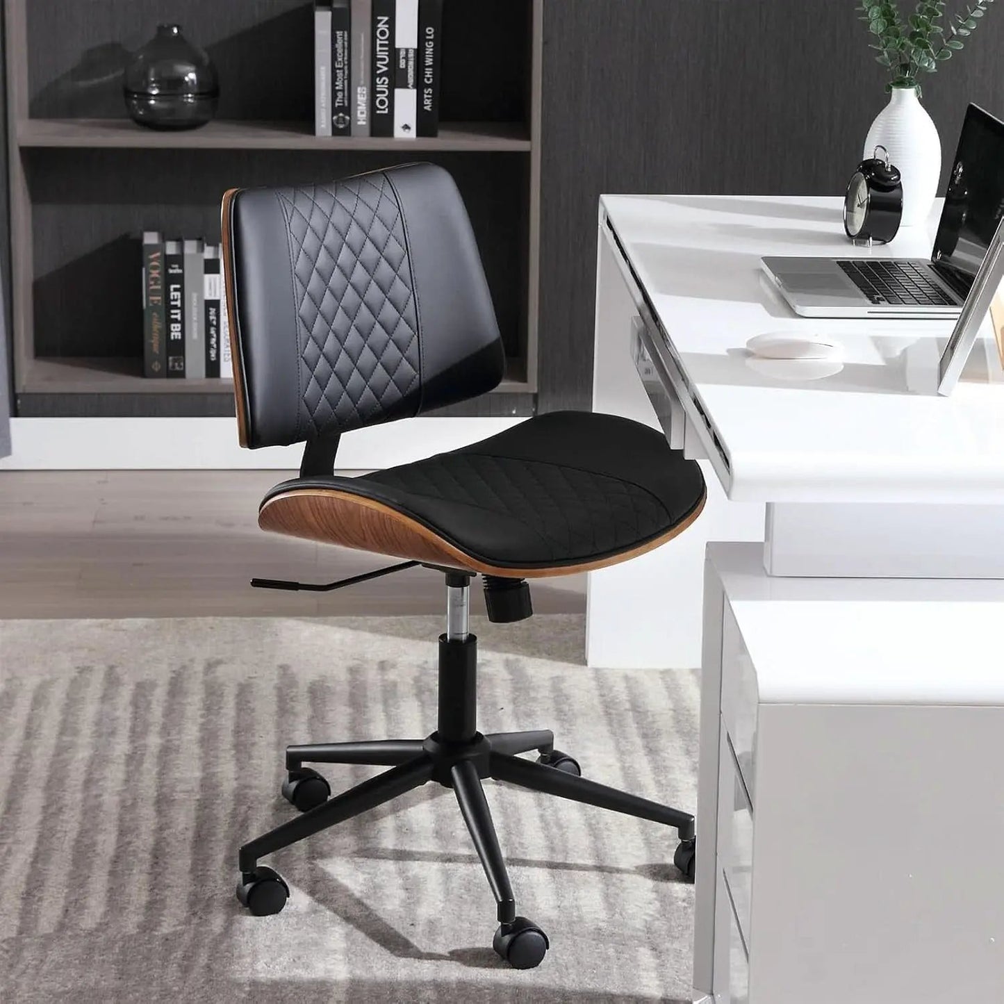 Office Chair Black 360 Swivel Ergonomic Desk Chair from PriceLows™