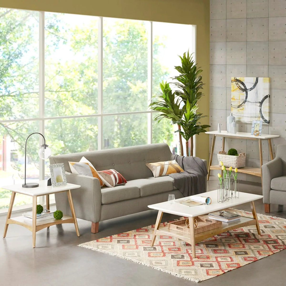 Console Table | Solid Wood Frame | Veneer Lower Shelf | Espresso