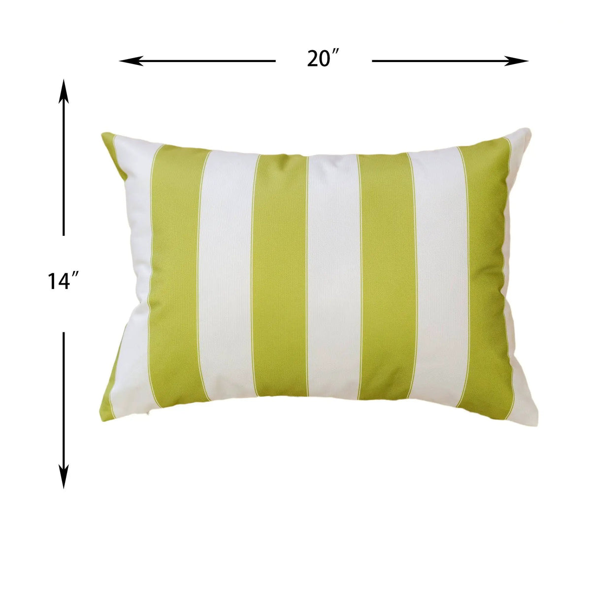 Horizon Stripe Pillow | Outdoor And Indoor Use | Water-Resistant Fabric | Removable Cover