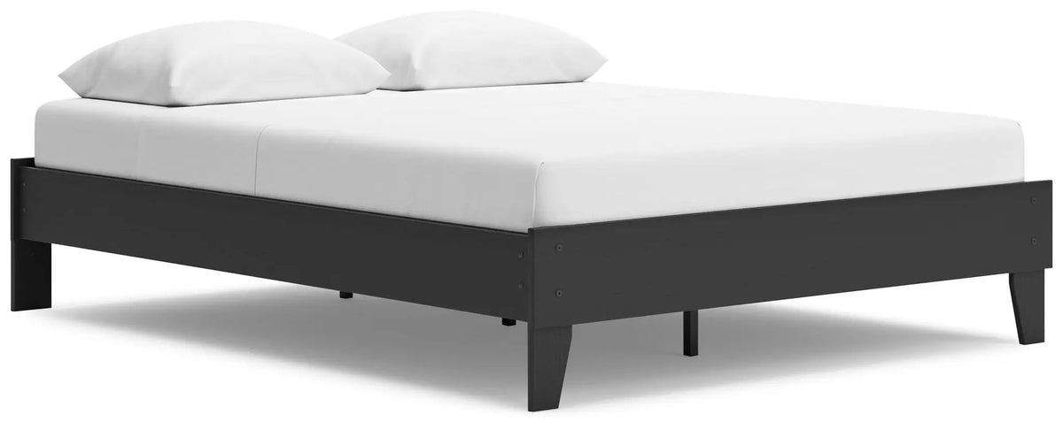 Socalle Platform Bed | Space-Saving Design | Clean-Lined Profile | Contemporary Style