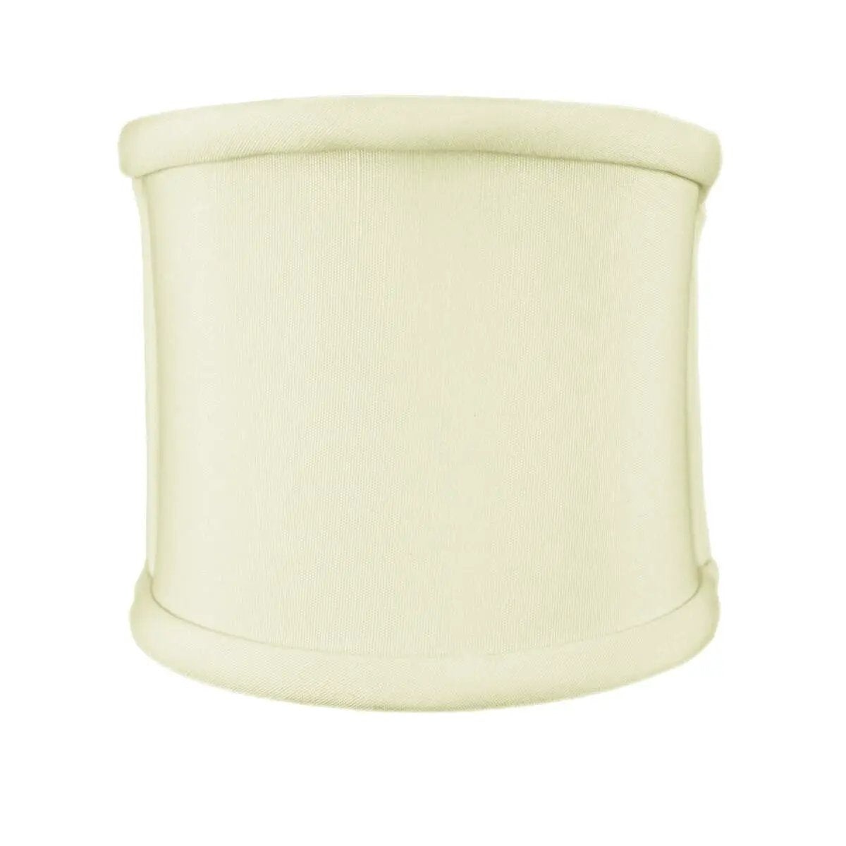 Clip On Sconce Lamp Shade | 4 Inch Half Shell | Shantung Fabric | Eggshell