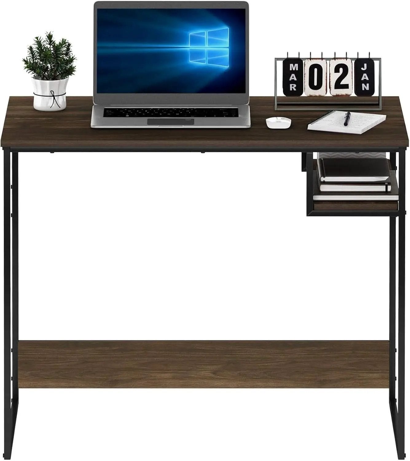 Moretti Lifestyle 35 Inch Study Desk Columbia Walnut from PriceLows™
