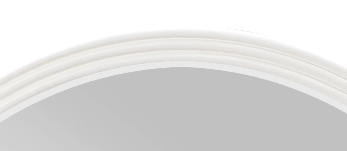 Carena Round Mirror | 2 x 35 x 35 in | Glass & Plywood | Gray