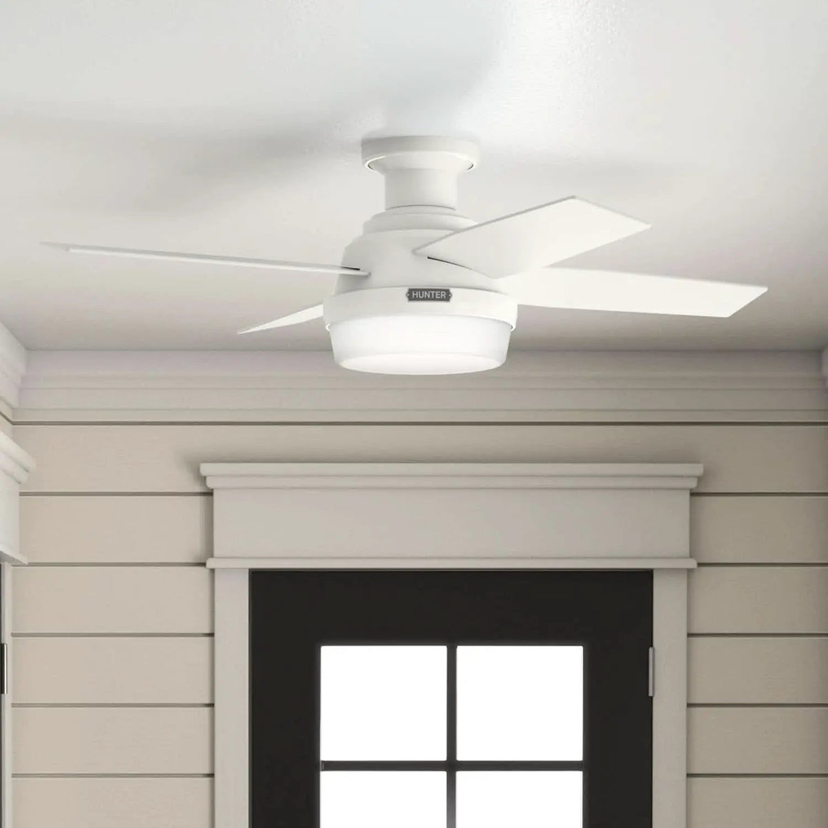 44-Inch LED Low-Profile Ceiling Fan With Remote Control from PriceLows™