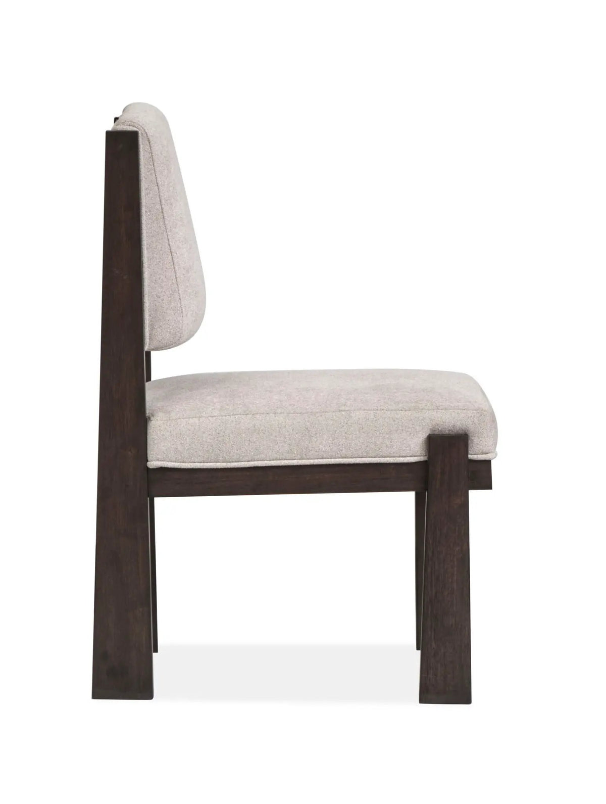 Tauren Upholstered Side Chairs | Set Of 2 | Coffee Bean Finish | Rustic White Oak Veneer