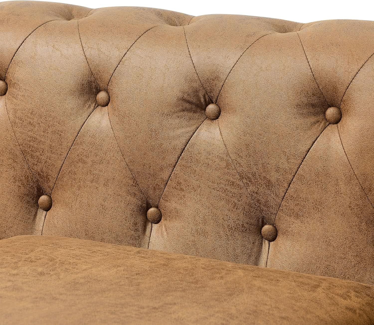Two Piece Air Leather Sofa Set For Living Room Home Decor from PriceLows™