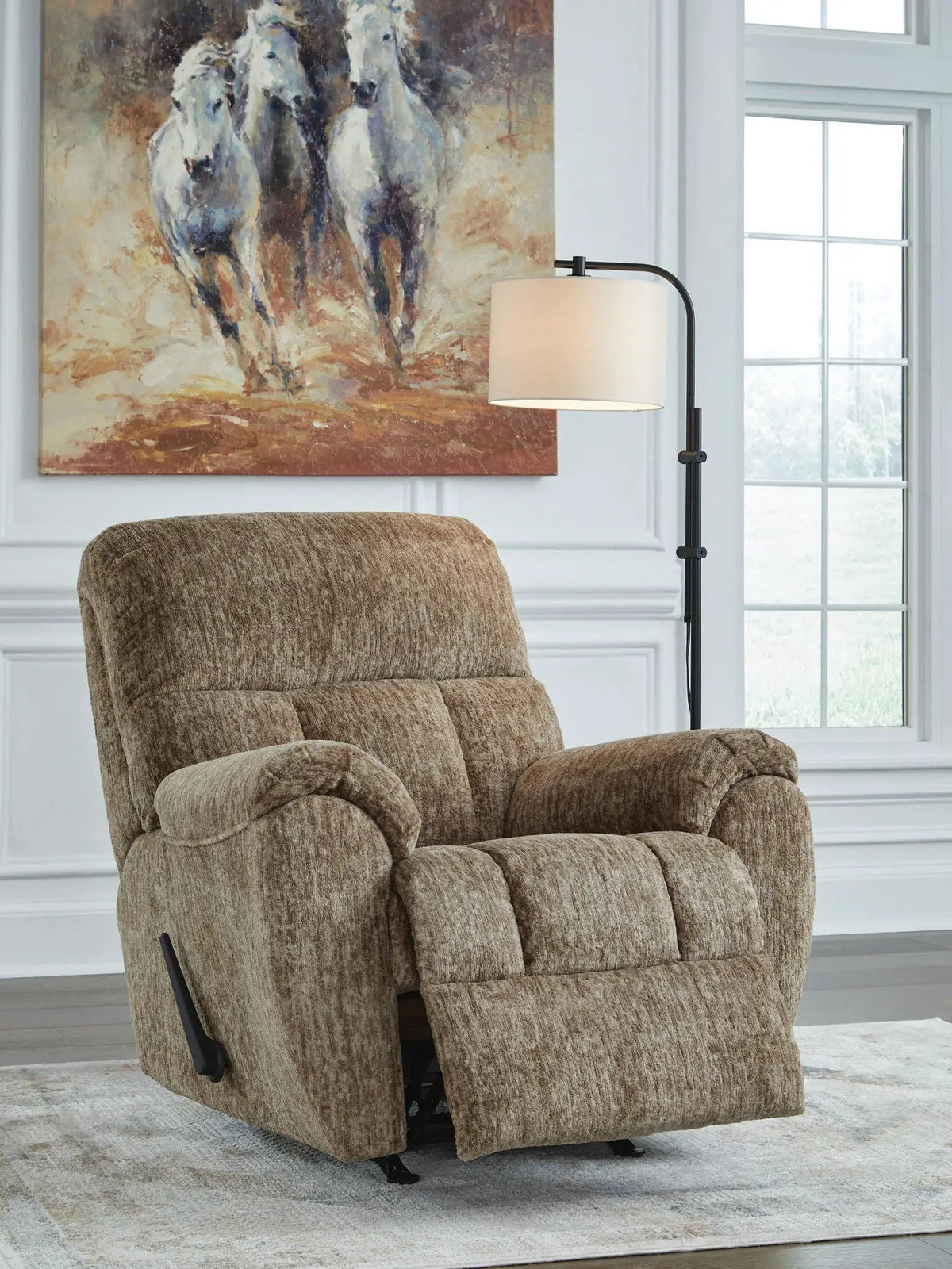Stayfish Rocker Recliner | Plush Cushions | Pillow Top Armrests | 38 Inch Length