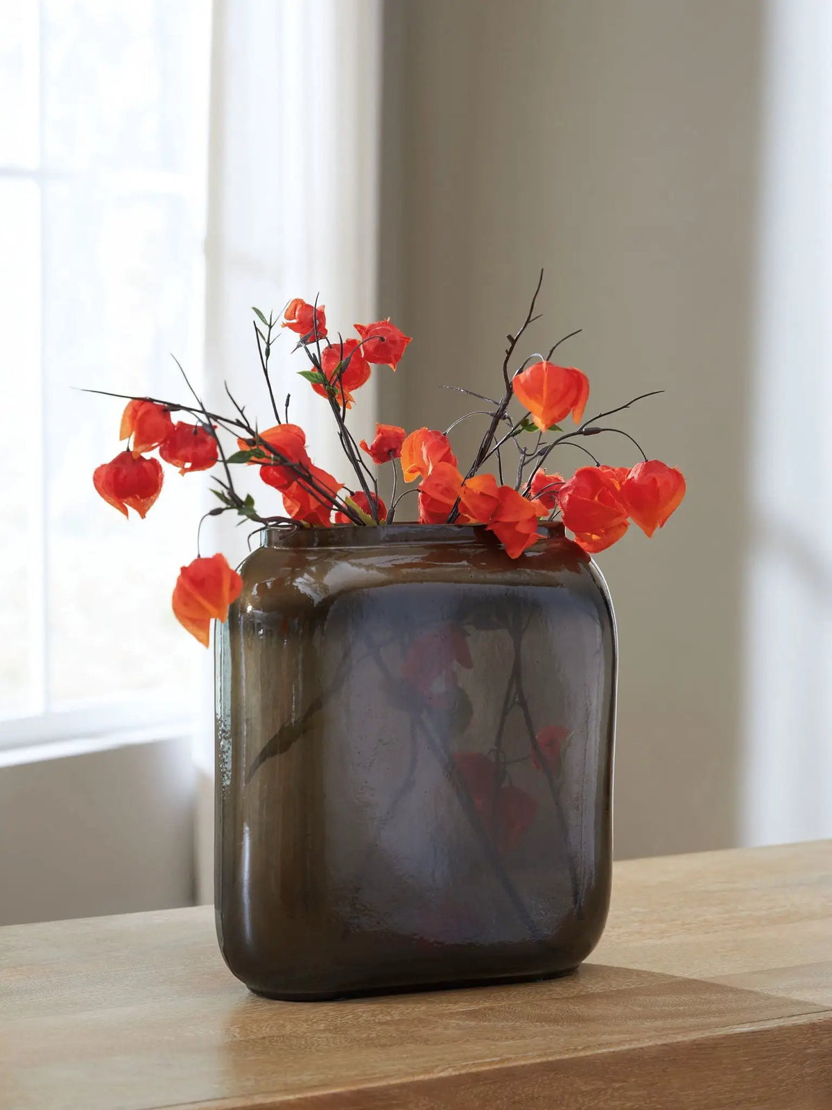 Sumner Metallic Vase | Sleek Lines | Modern Elegance | 12.13 Inch Length