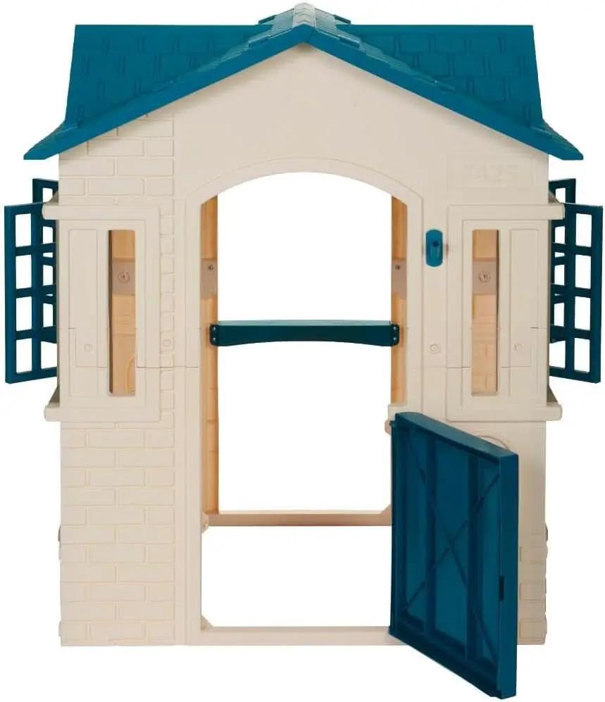 Blue Cape Cottage Playhouse Large Outdoor Kids Playhouse from PriceLows™