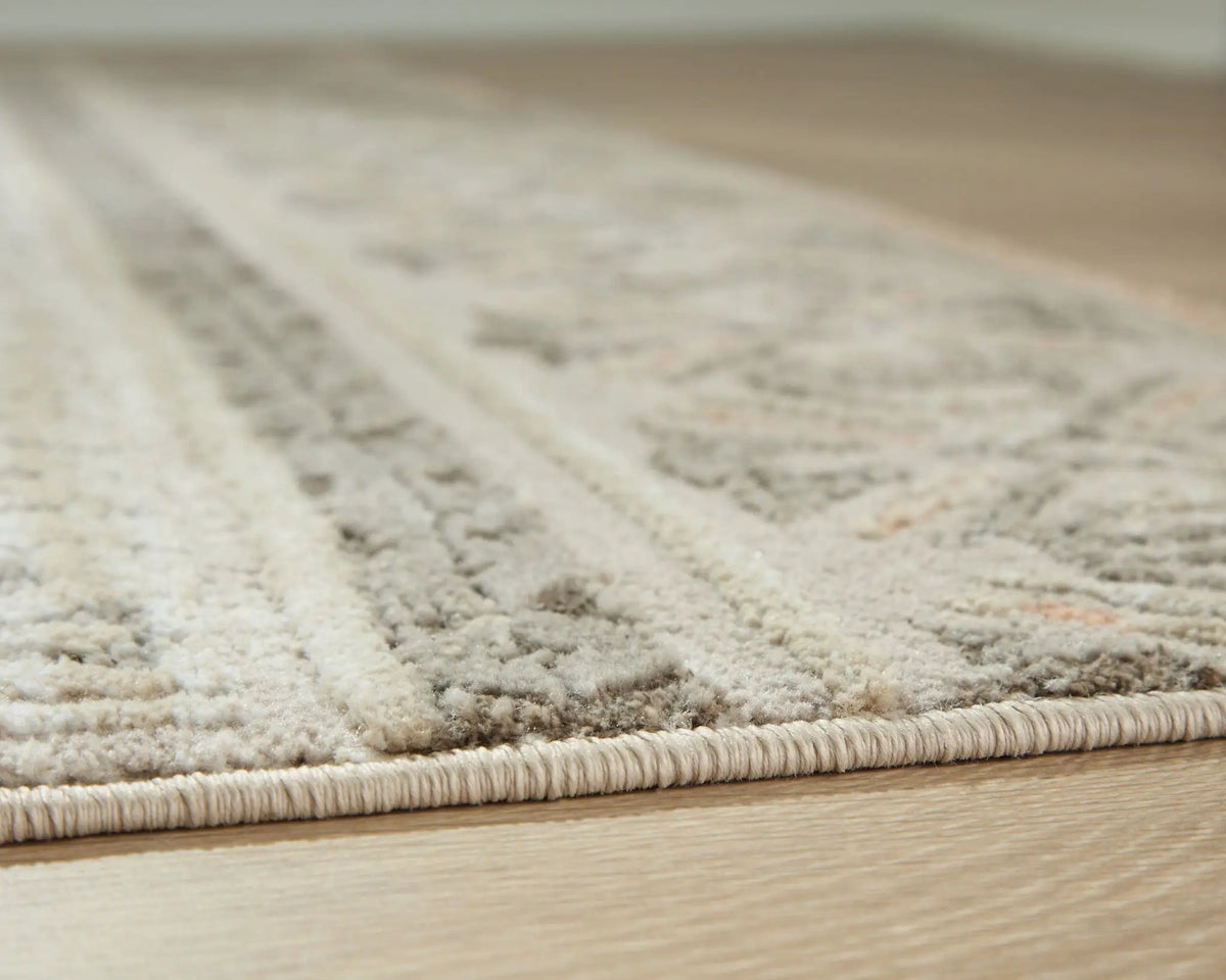 Bachby Area Rug | 94 x 119 Inch | Classic Medallion Pattern | Old And New Motifs
