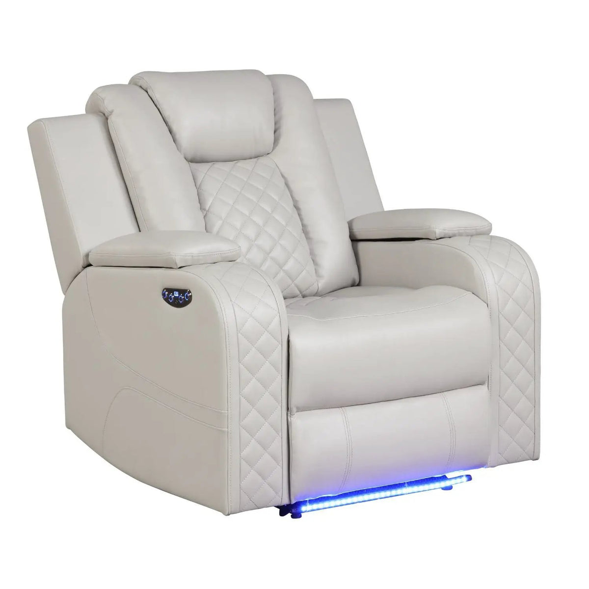 Power Recliner Chair | LED Lighting | USB Ports | Cup Holders