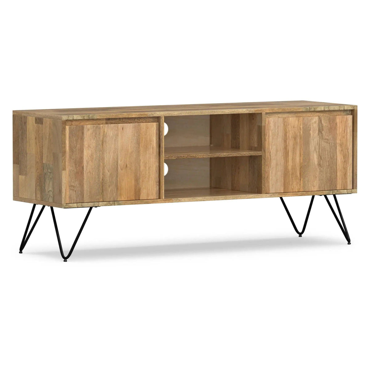 Hunter Handcrafted TV Media Stand | 3 Pieces | Iron & Metal | Living Room