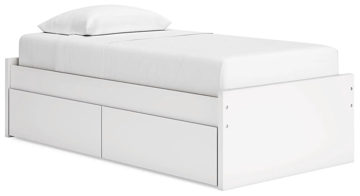 Platform Bed | Four Storage Drawers | Clean Minimal Design