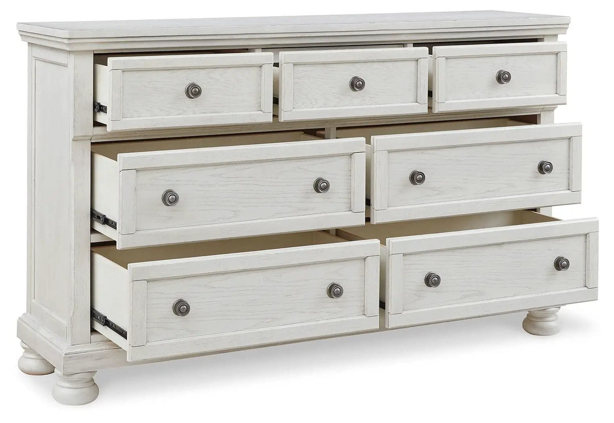 Robbinsdale Sleigh Bed Set | 4-Piece | Elegant Timeless Design | Bedroom Furniture Group
