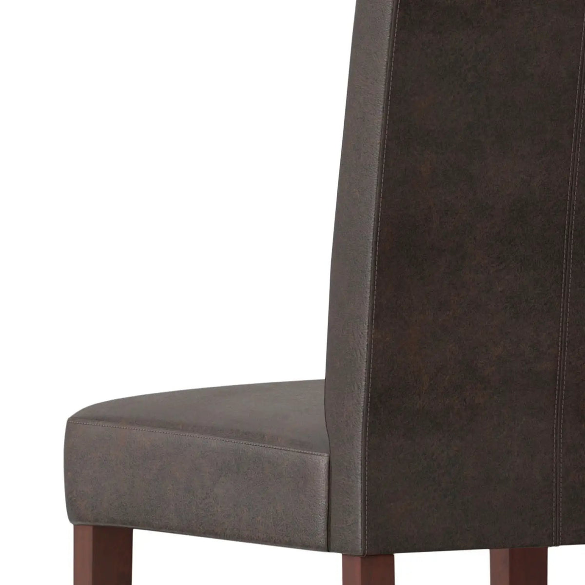Acadian Parson Dining Chairs | Set Of 2 | Upholstered Seats | Solid And Engineered Wood