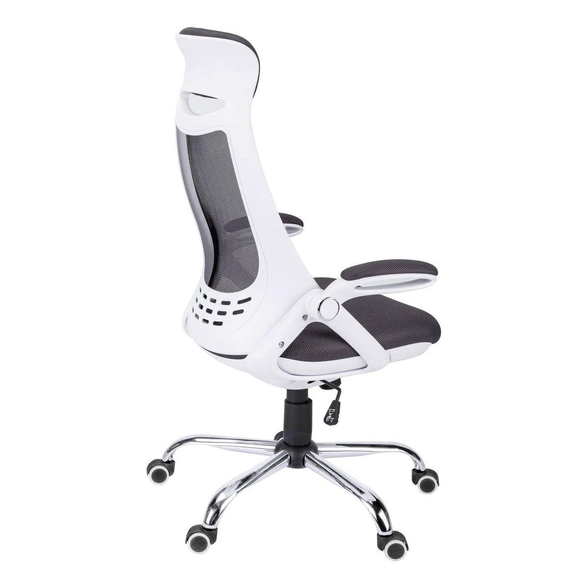 High-Back Executive Office Chair | Ergonomic Curved Backrest | Armrests | 45 Inch Height