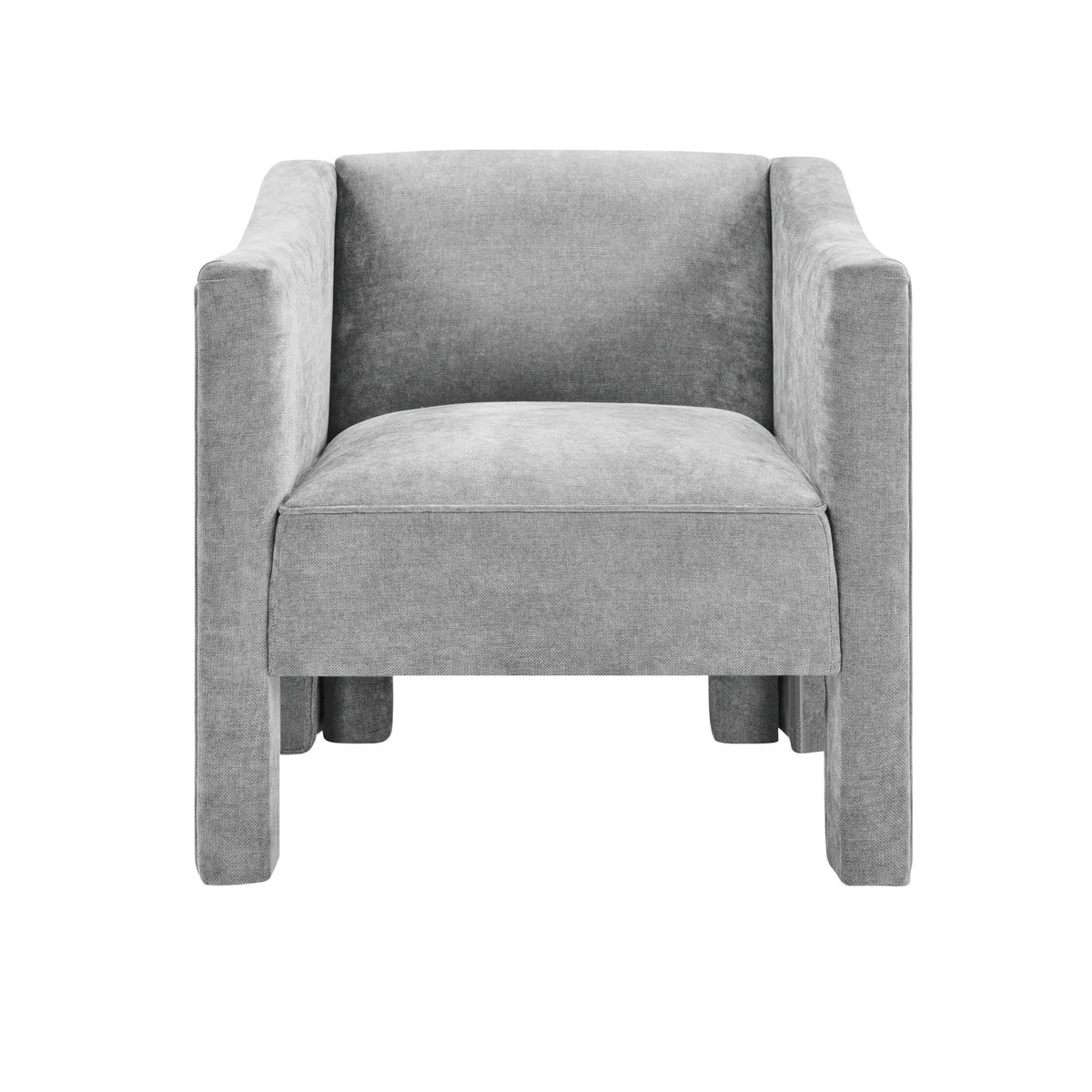 Barrel Accent Chair | Enclosed Wraparound Arms | Pill-Resistant Fabric | Ergonomic Support